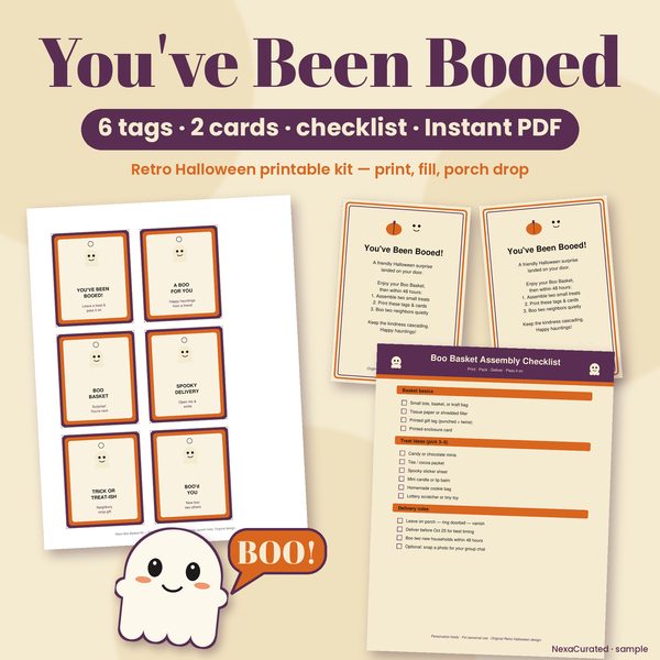 You've Been Booed Boo Basket Kit