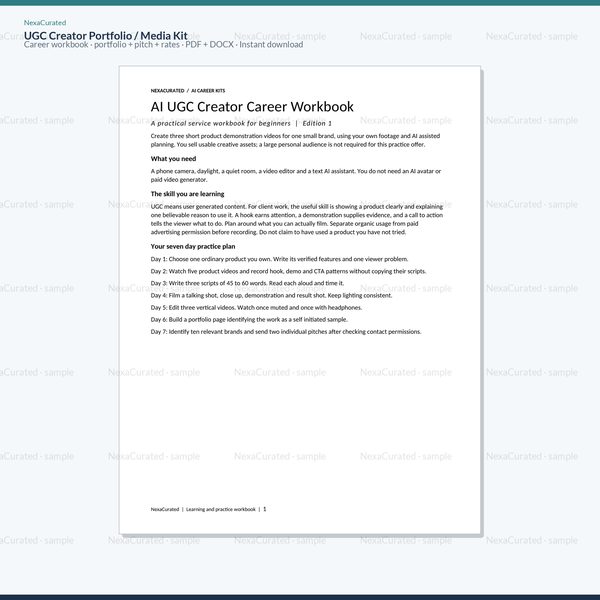 UGC Creator Kit
